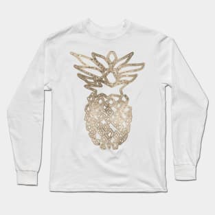Golden pineapple Long Sleeve T-Shirt